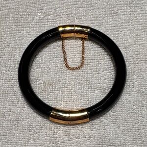 Vintage glass bangle bracelet